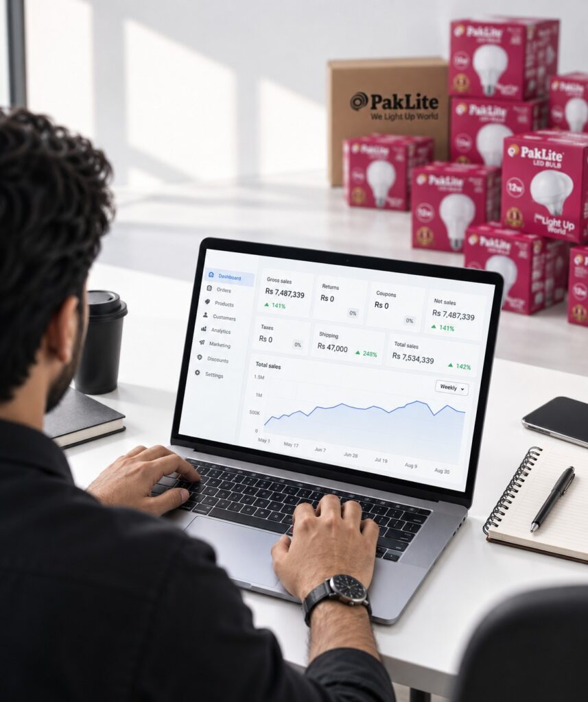 Screenshots of E-Commerce Client Sales in a month generated by Operations PRO Digital Marketing Agency